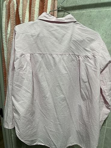 рубашк: Рубашка, Классическая модель, В полоску, Made in KG — 2
