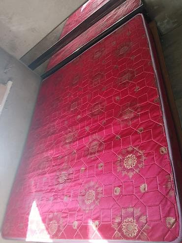 Спальный матрас, Б/у, Односпальный, Кыргызстан, Пружинный, Матрасы средней жесткости