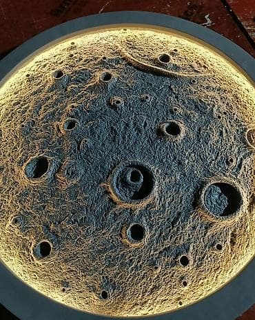 string art: Луна на интерьере. декор стен. 3д понели на заказ — 6