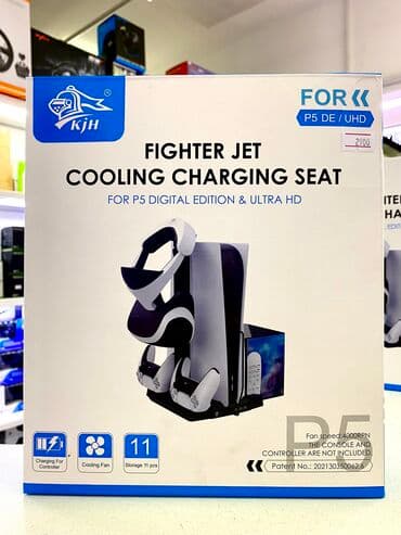 приставки: KJH Fighter Jet Cooling Charging Seat Подставка+зарядка для джойстиков — 1
