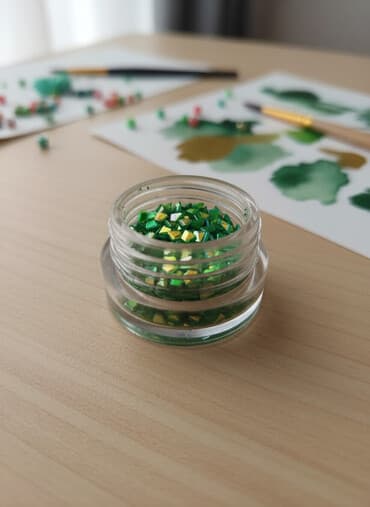 оборудование для бизнес: Стразы для дизайна ногтей/декора, в баночке - Форма: объемные — 1