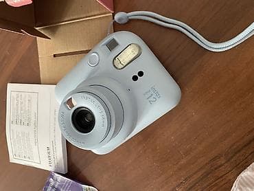 Техника и электроника: FUJIFILM Instax mini 12 — мгновенная камера в цвете Pastel Blue. Самая — 4