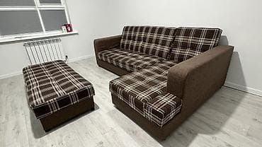 Угловой диван, Раскладной, Трехместный at lalafo.kg Угловой диван, Раскладной, Трехместный