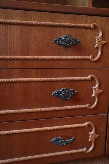 финская стенка: Гарнитур для зала, Б/у, Дерево, Самовывоз — 13