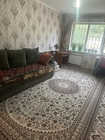 royal resort: 2 комнаты, 48 м², Кыргызско-Узбекский Университет, 103 серия, 1 этаж, Косметический ремонт — 2