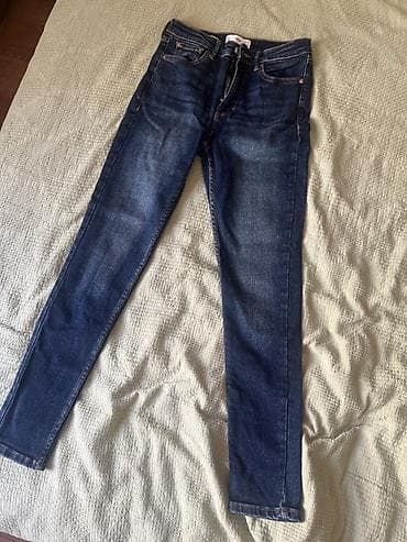 джинсы mango: Джинсы, Скинни, Mango, Средняя талия, Стрейч, XS — 3