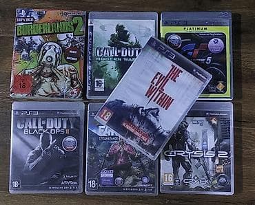 русская: Коллекция дисков для PlayStation 3 (Blu‑ray), в оригинальных боксах. В — 1