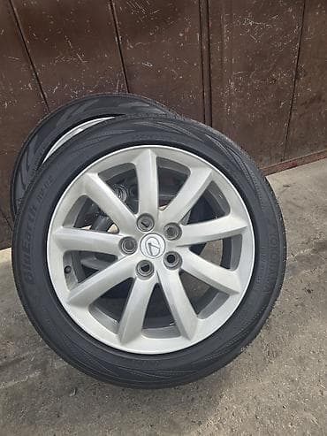 Шиналар жана дисктер: Дөңгөлөктөр монтажда 235 / 50 / R 18, Жай, Колдонулган, Комплект, Жеңил унаалар, Куйма, тешиктери - 5 — 1