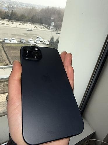 intel i3: IPhone 15, Б/у, 256 ГБ, Черный, Чехол, 87 % — 3