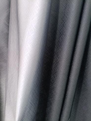 fabric case: Портьерная ткань серого оттенка с деликатным геометрическим — 1