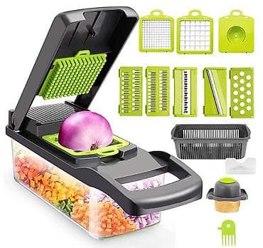 Многофункциональная овощерезка-измельчитель с контейнером