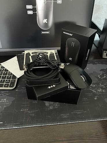 Стол компьютерлери жана комлектөөчүлөр: Игровая мышь MCHOSE A7 V2 Ultra в идеальном состоянии! Фулл комплект — 2
