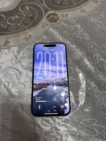 акустическая колонка: IPhone 15 Pro, 128 ГБ, Серебристый, 80 % — 1