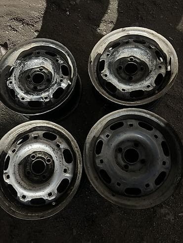 продаю диски с резиной: Железные Диски R 14 Комплект, отверстий - 4 — 2