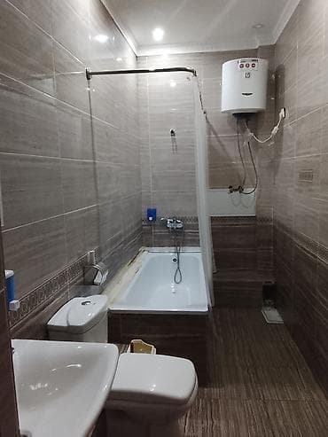 суточная гостиница ош: 1 комната, Душевая кабина, Постельное белье, Кондиционер — 4