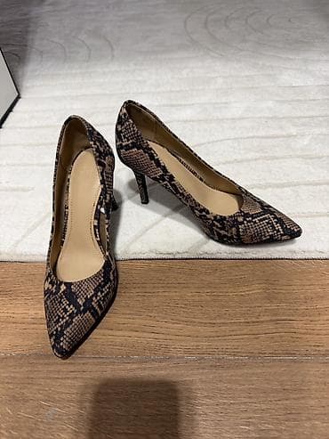 leopard 5: Туфли, 36, H&M, Новый, цвет - Бежевый, Самовывоз, Платная доставка — 1