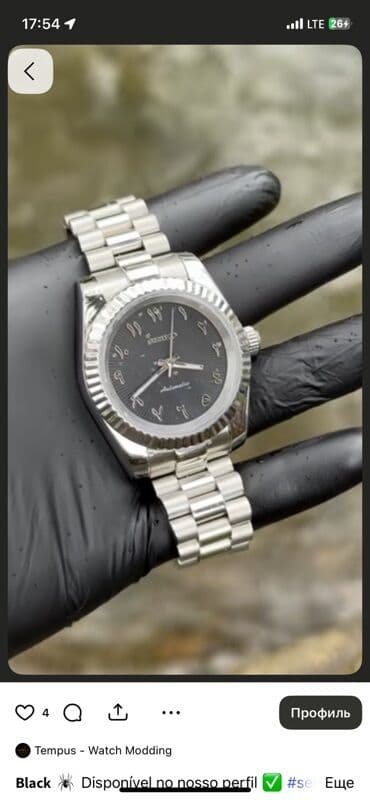 сколько стоит часы ролекс: SEIKO Automatic — модифицированные часы в стиле Datejust - Корпус и — 1