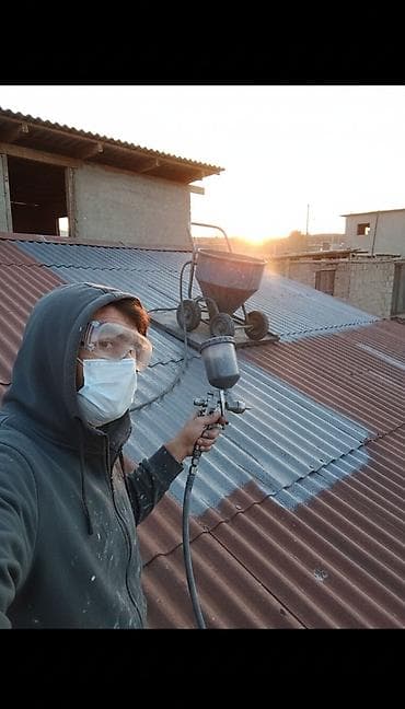 pos service: Промышленная окраска и разметка под ключ - Окраска кровли и фасадов — 2