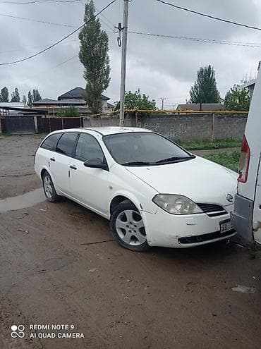 Транспорт: Nissan Primera: 2002 г., 1.8 л, Кол менен иштөөчү, Бензин, Универсал — 3