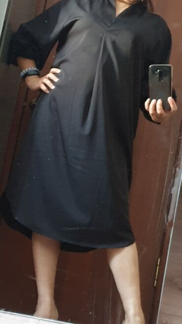 вязаные платья для беременных: Был выход только 1 раз. Пошив Бишкек. Размер подойдёт от 42 до 48 — 5