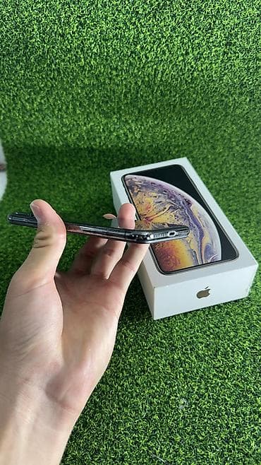 iphone cable: IPhone Xs, Б/у, 64 ГБ, Черный, Защитное стекло, Чехол, 100 % — 3