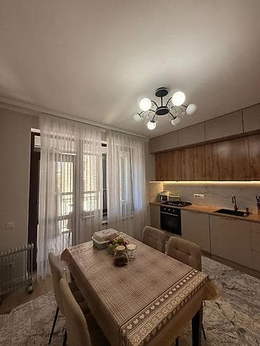 бишкек кара жыгач квартира: 3 бөлмө, 93 м², Элитка, 2 кабат, Дизайнердик ремонт — 5