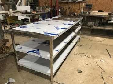 торговая оборудование: Столы из нержавейки, стеллажи из нержавейки, ванна моечная, мойки для — 3