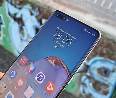 galaxy a26: Huawei P40 Pro, Б/у, 256 ГБ, цвет - Серый, 1 SIM, 2 SIM, eSIM — 1