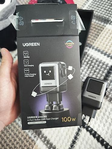 телефоны продажа: Продаю ультимативную зарядку от Ugreen в виде робота, зарядка на 100w — 4
