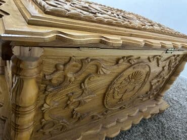 Шкафы: Сундук, Для белья, Дерево, цвет - Желтый — 1