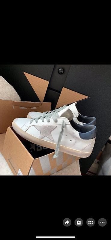 superstar: Кроссовки в стиле Golden Goose Superstar - Низкие кеды из натуральной — 4