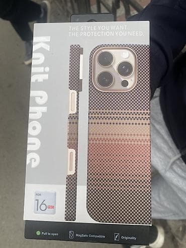 Чехол Knit Phone для iPhone 16 Pro - Совместимость: iPhone 16 Pro -