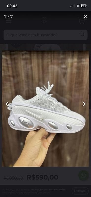 nike: Кроссовки Nike NOCTA Glide White - Цвет: полностью белый с — 5