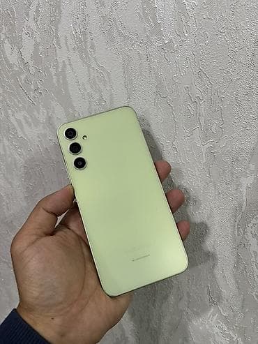 Samsung Galaxy A34, Б/у, 128 ГБ, цвет - Зеленый, 2 SIM at lalafo.kg Samsung Galaxy A34, Б/у, 128 ГБ, цвет - Зеленый, 2 SIM
