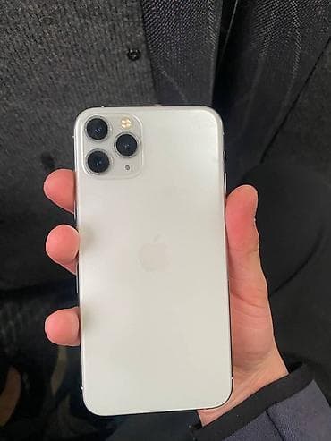 айфон 11 цена бишкек бу: IPhone 11 Pro, 64 ГБ, Күмүш, 89 % — 2