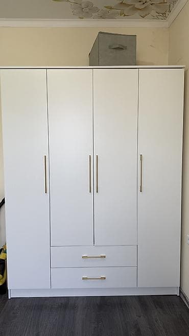 шкафы камоды: Шифоньер, шкаф для одежды, Б/у, Прямой, ЛДСП — 2