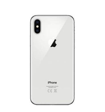 IPhone X, Б/у, 64 ГБ, Белый, 100 %