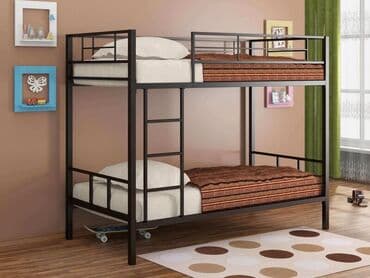 Двухъярусные кровати: Двухъярусные кровати и матрасы - Металлические двухъярусные кровати — 1
