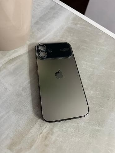 IPhone 16 Plus, Новый, Графит, Защитное стекло
