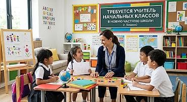 политеха: Требуется Учитель начальных классов, Частная школа, Более 5 лет опыта — 1