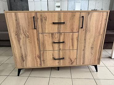 камод для зала: Комод для одежды, Без зеркала, Другой материал, цвет - Коричневый — 3