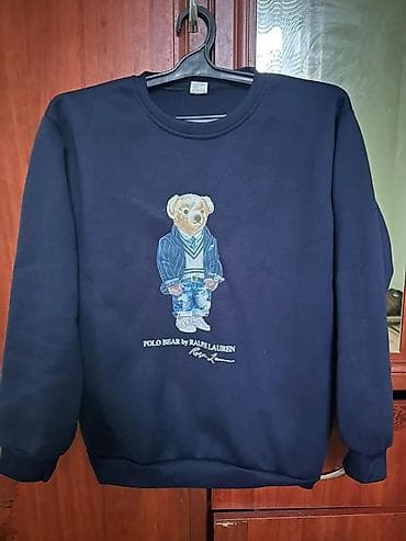 Мужская толстовка, M, Polo Ralph Lauren, Б/у, цвет - Синий, Самовывоз