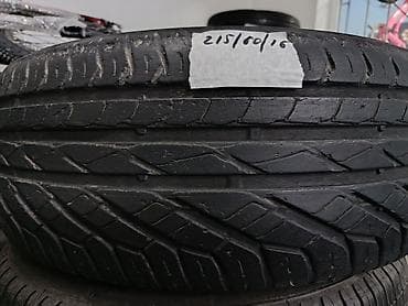 6x139 7: Шины 215 / 60 / R 16, Лето, Б/у, 1 шт, Легковые — 1