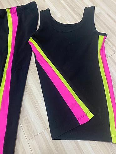 шорты для гимнастики: Комплект, цвет - Черный, Б/у — 2