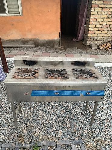 Өндүрүш үчүн жабдуулар: Промышленная газовая плита на 3 конфорки + электрическая плита/духовка — 3