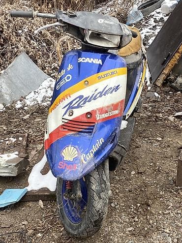 скутер талас: Тип скутера Suzuki, 100 куб. см, Бензин — 7