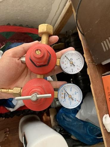 Үй жана бакча үчүн баардык: Редуктор газовый двухступенчатый с двумя манометрами - Тип: баллонный — 1