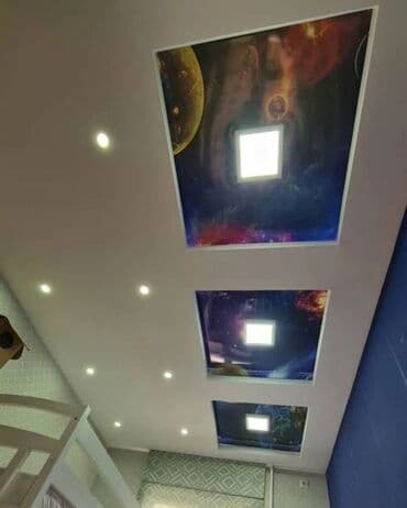 натяжные потолок ош: Натяжной потолок Глянцевое, Матовое, 3D потолки Гарантия, Бесплатная консультация, Бесплатный замер — 1