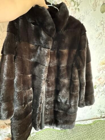 Шуба, Норка, По колено, XL, 2XL