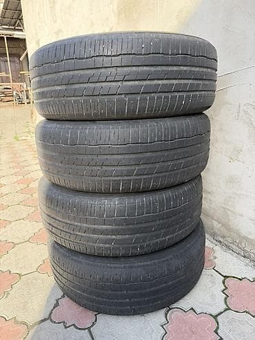 7 5j: Шины 225 / 55 / R 19, Лето, Б/у, Комплект, Легковые, Hankook — 1
